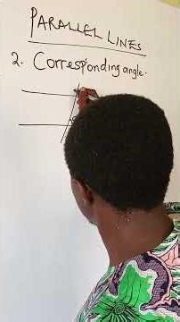 Explaining corresponding angle #anglesinapolygon #correspondingangle #angles #math #viralreels