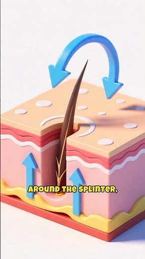 How Splinters Eventually Come Out 😲