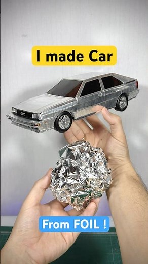 I made Audi Quattro from ordinary FOIL!