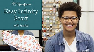 3.3K views · 38 reactions | The infinity scarf is the perfect gift! It's one-size-fits-all, easy to sew, and can be customized with the perfect fabric. Learn to make one with our quick video tutorial, then shop the 2 yards needed with 10% off (or 15% if you're a PRO member!) until Monday 11/28 at midnight EST. | Spoonflower | Facebook
