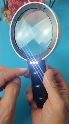 Optical Magnifying Glass | LED HD High Magnification Lights for Reading for Kids #eyesafe