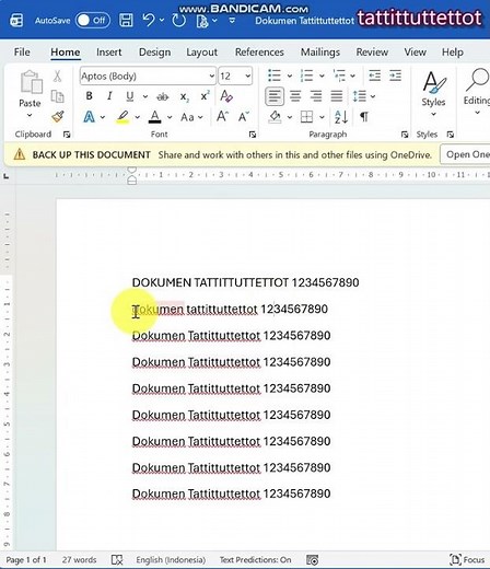 Teks Capital Ordinal otomatis Microsoft Office #excel #word #microsoft #office