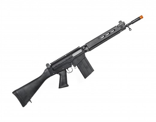 Fuzil FAL Airsoft Classic Army AEG DSA SA58 6mm - Preto