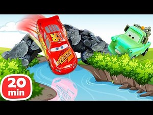 ¡Las aventuras de Rayo McQueen y sus amigos! Juegos de coches. Episodios de juguetes para niños