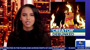 11K views · 59 reactions | FLAMIN’ HOT FRAUD? Cheetos parent company Frito-Lay is now claiming a former janitor, known for years as the creator of a popular variety of the snack, may not have been behind its creation after all. It comes weeks before a movie about his life is set to begin filming. ABC’s Mona Kosar Abdi has more. | World News Now | Facebook