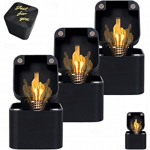 3 Packs Middle Finger in a Box, 3D Printed Finger Surprise Gift Box, Funny Pop Up Prank Toy for Office or Home, White Elephant Gifts for Adults, Cute