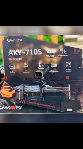 🔥 AKEEYO AKY-710S Bike Dashcam 🔥 Compact design with powerful performance — ideal for daily rides and long-distance cycling. ✨ Key Features: • 4K / 2K Ultra HD Recording • Sony STARVIS Sensor for clear day & night footage • 142° Wide-Angle Lens • IP66/67 Waterproof – reliable in all weather conditions • Loop & Emergency Recording • G-Sensor & Parking Monitor • WiFi Connectivity with App Control • Optional GPS Tracking • 1800mAh Built-in Battery ✔️ Reliable ride recording ✔️ Added safety on the