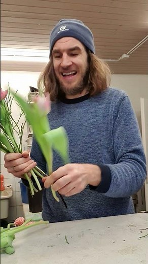 Frühling Klassiker mit Tulpen. Floristik Anleitung mit dem Blumenmann