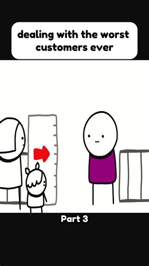 dealing with the worst customers ever #customerstories #retaillife #funny #animation #animations