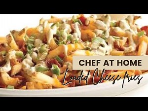 loaded cheese fries | cheese fries | easy recipe | chef at home