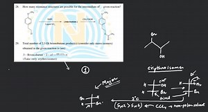 How many resonance structures are possible for the intermediate... | Filo