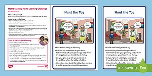 Maths Mastery Positional Language Home Learning Challenge