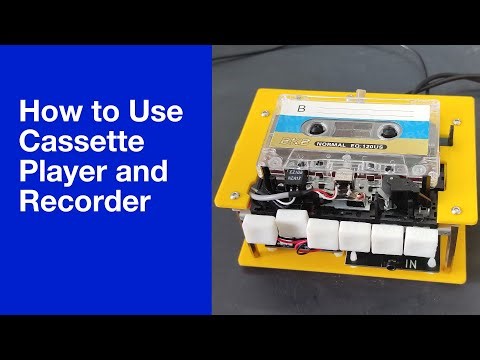 How to Use Cassette Player and Recorder | Part.1 Recording and Playback