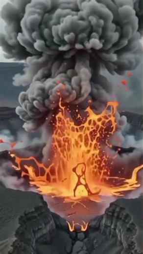 Volcano eruption explained easy