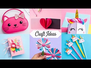 Craft Ideas Easy | Art and Craft with Paper | Art and Craft | DIY Crafts Live