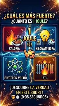 🤔Joule vs Calorie vs BTU vs Electron-Volt vs Kilowatt-Hour #teslaworld #mathematics #exponentials
