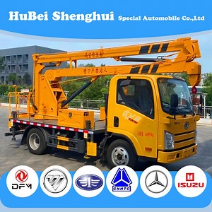 [Hot Item] FAW 4X2 32m Truck Mounted Aerial Work Platform Aerial Lift Truck