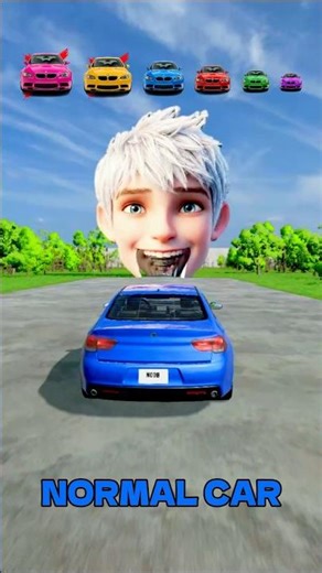 Big & Small Cars vs jack #4 #shorts #jack #beamng