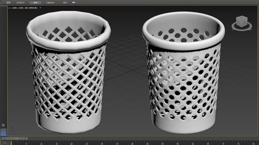 【3dmax案例教程】简单"垃圾桶"模型制作，适合0基础练习的案例