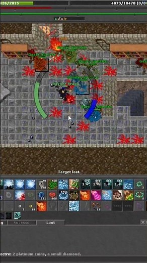 Tibia - Acesso Faceless Solo - Elder Druid - Boss - Spectres - #tibiabr #tibia #tibiaglobal