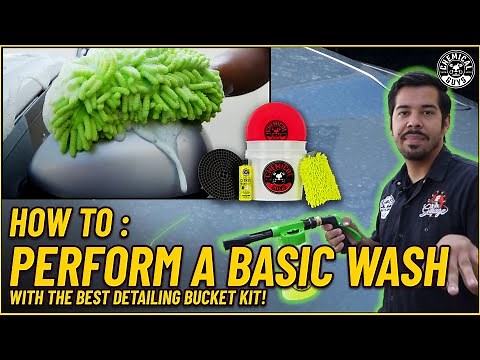How To Perform A Basic Wash With The Best Detailing Bucket Kit!! - Chemical Guys