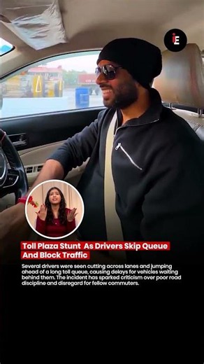 🚗 Toll Plaza Stunt Backfires As Drivers Skip Queue And Block Traffic 😳🚧⚠️