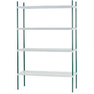 Advance Tabco EGPC-34 34" NSF Mobile Green Epoxy-Coated Post