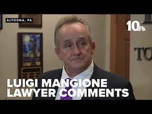 Luigi Mangione defense lawyer Thomas Dickey speaks to reporters