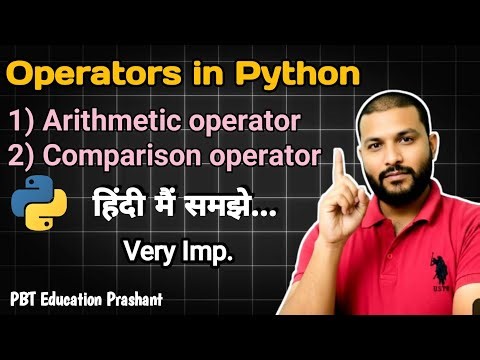 Operators in python programming language #operatorsinpython #arithmetic #comparisonoperators #python