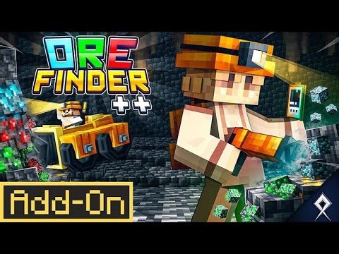 🔥 O Add-on Mais ROUBADO do Minecraft Bedrock! (Ore Finder Plus de GRAÇA)