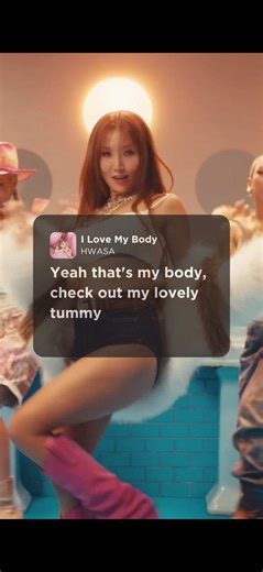 I Love My Body - HWASA (English translation lyric video) #kpop #kpopedit #mamamoo #hwasa #ilovemybody