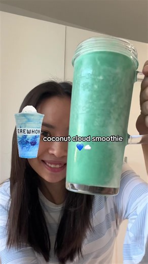 Coconut Cloud Butterfly Pea Smoothie Recipe