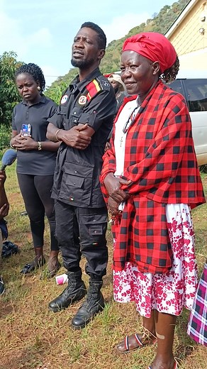 Mr President Bobi Wine addressing the Team in karenga before setting off, to Lamwo and Kitgum. | Ghetto Tv