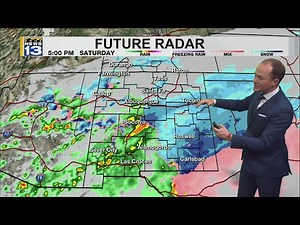 A winter storm is now moving into New Mexico. The latest on timing and how much snow we will see