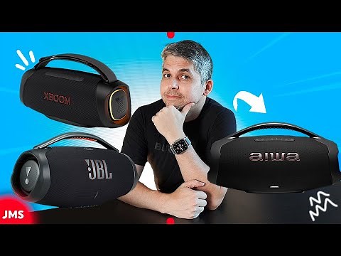 JBL Boombox 3 vs LG Xboom XG8 vs AIWA Boombox Plus: Comparativo