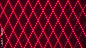 Abstract red diamond pattern; ideal design element for wallpapers or website backgrounds. Consists of red lines arranged in a repeating diamond shape