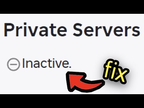 How To Fix Inactive Private Server On Roblox - EASY