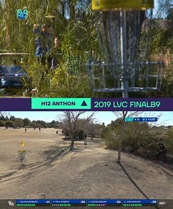 Who had the best #slomez of the Men's FINALB9 at LVC? Josh Anthon H12 through the branches or Calvin Heimburg H15 downhill? - #discgolf #jomezpro | JomezPro