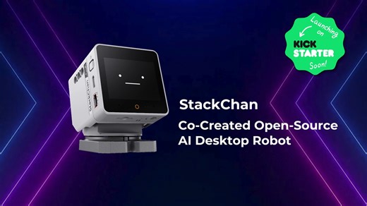 M5Stack | Meet your new desktop companion. 💙 StackChan is more than just a robot—it's a co-created open-source project brought to life by this... | Instagram