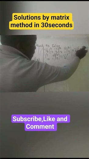 THE 2x2 MATRIX TRICK That Solves Simultaneous Equations in 60s | KCSE Math Paper 2*