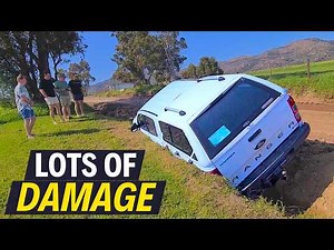 Sideways Recovery From a Deep Ditch | Extreme 4x4 Rescue