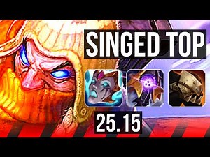 SINGED vs URGOT (TOP) | EUW Diamond | 25.15