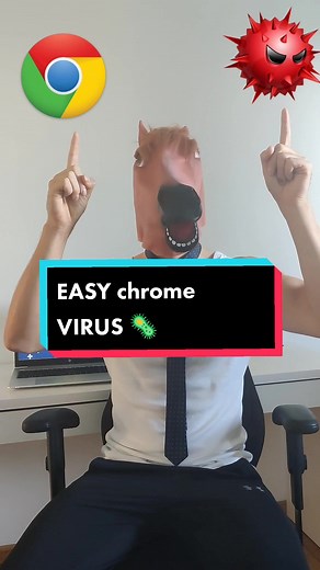 Create an EASY computer chrome VIRUS in less than 10 seconds!!! #fyp #foryou #computerhack #hacker #computervirus #virus @TheTechHorse 30 sec for a VIRUS