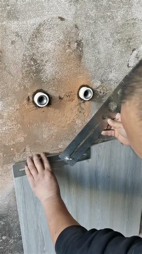 No More Mistakes! Tile Hole Locator Ruler Guide 😲 #Shorts