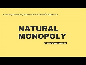 Natural Monopoly Explained by ‪@Beautifuleconomics‬