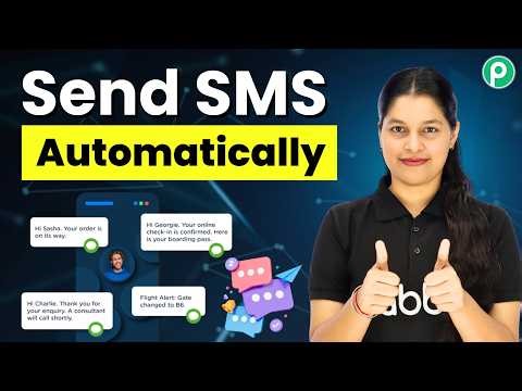 Send Smart SMS Alerts Automatically Using AI