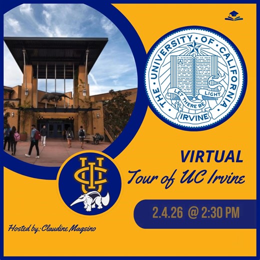 Join Claudine Magsino for a 60 min comprehensive virtual tour of UC Irvine Info Session. #collegetours #virtualtours #ucirvine #insightschoolsofcalifornia #outings, #socialevents #activities, #iscacougars, #stridestudent, #success, , #virtual, #online, #k12, #k12education, #virtuallearning, #onlineeducation, #onlinepublicschool, #K12Education | Insight Schools of California
