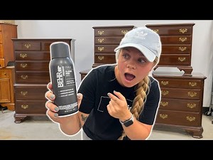 I'm NEVER Doing This Again!! SPRAY PAINTING FURNITURE