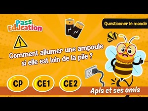 Comment allumer une ampoule si elle est loin de la pile ? CP CE1 CE2 Leçon Exercices Evaluations