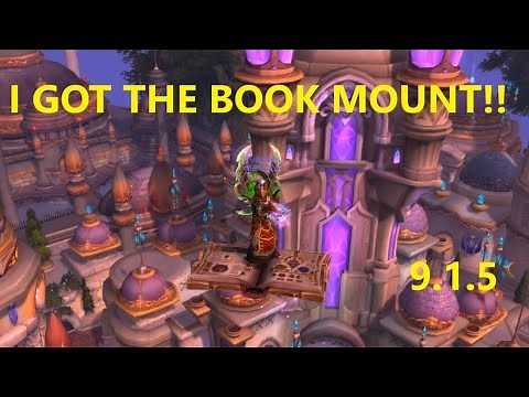 I GOT THE BOOK MOUNT!! Mage Tower Challenge 7/7 Mage-Bound Spelltome Mount | WoW Shadowlands 9.1.5
